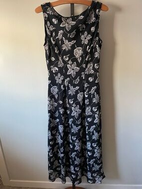 90s Vintage Ronni Nicole Floral Grunge Maxi Dress Whimsigoth Grunge Size 6 Small